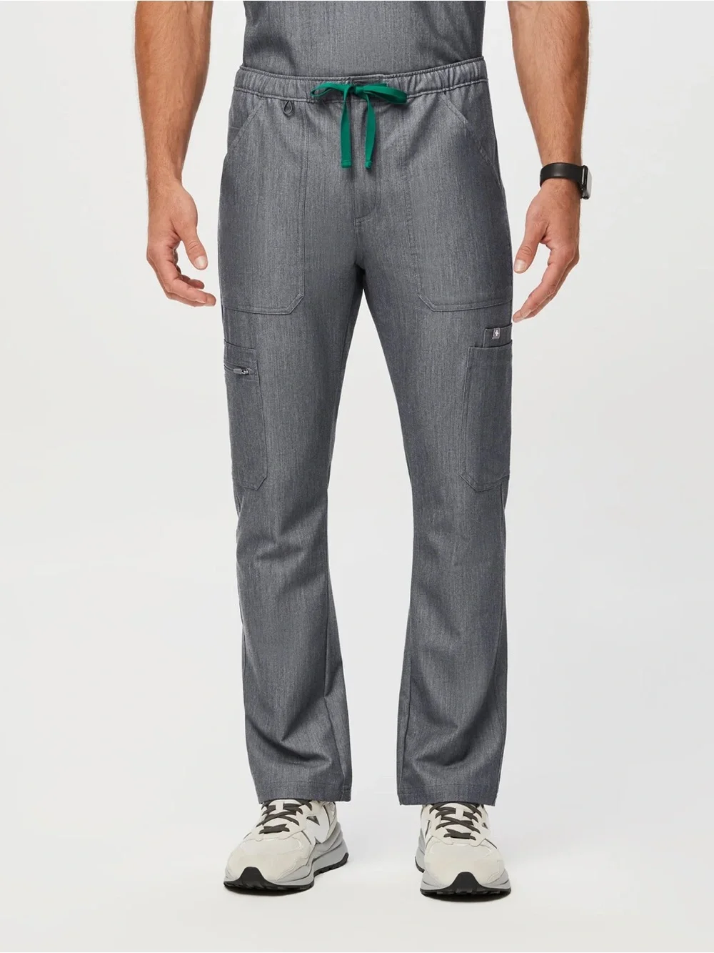 NWT Figs Men’s Graphite Gray Cairo Cargo Straight-Leg Scrub Pants Size XL
